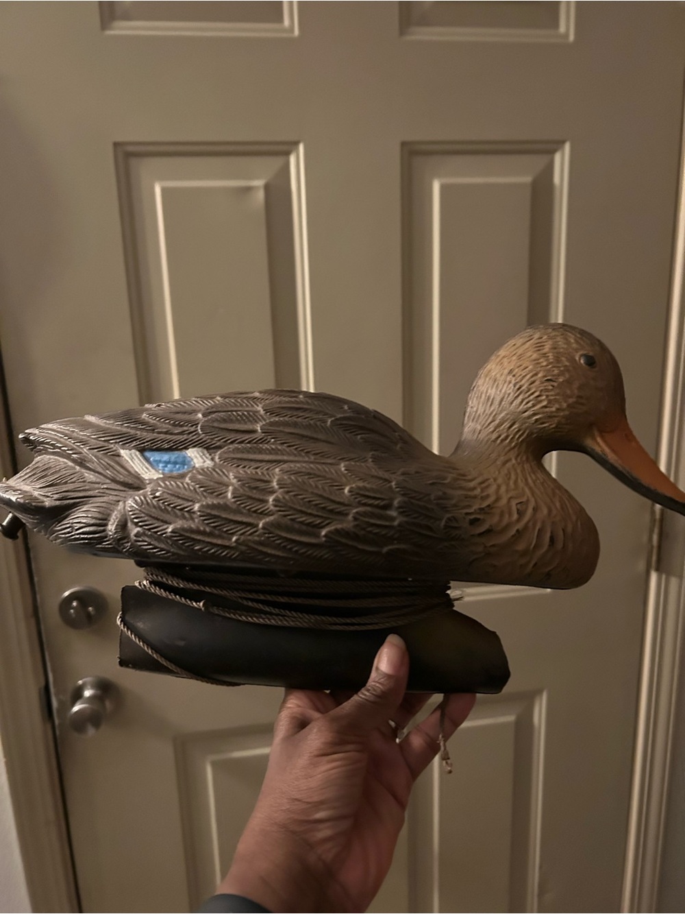 Vintage Flambeau Mallard Hen Duck Decoy - Weighted Keel Plastic Hunting Decor